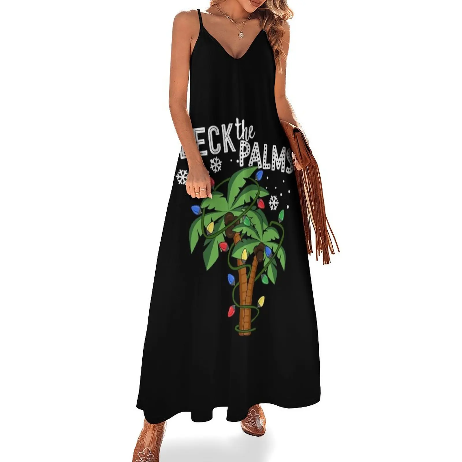 Deck The Palms Hawaii Christmas Palm Tree Lights Sleeveless Dress luxury dresses evening dress
Deck The Palms Hawaii Christmas Palm Tree Lights Sleeveless Dress luxury dresses evening dress
