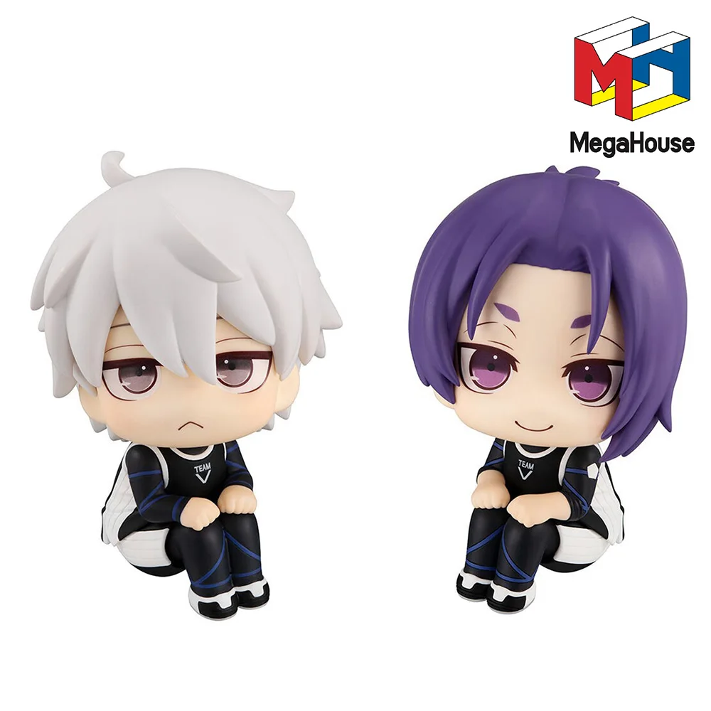 

Megahouse Look Up Blue Lock Nagi Seishiro Mikage Reo Collectible Model Toy Anime Figure Desktop Ornaments Gift for Fans Kids