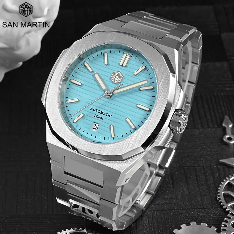 San Martin Fashion Business Men Diver Watch 20 ATM Waterproof 316L Stainless Steel PT5000 Automatic Mechanical Watches Sapphire
San Martin Fashion Business Men Diver Watch 20 ATM Waterproof 316L Stainless Steel PT5000 Automatic Mechanical Watches Sapphire