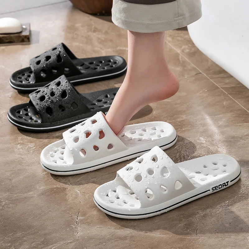 \Hollow leaking bathroom slippers for women couple home bathing bathroom toilet special non-slip quick-drying sandal slippers fo
\Hollow leaking bathroom slippers for women couple home bathing bathroom toilet special non-slip quick-drying sandal slippers fo