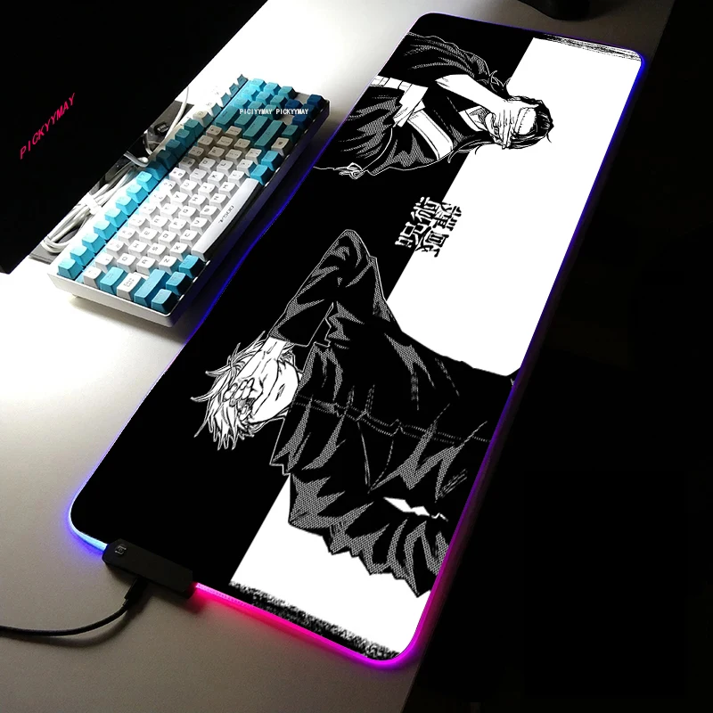 Jujutsu Kaisen RGB Mouse Pad Gamer Accessories Large LED Light MousePads XXL Gaming PC computer Desk with Backlit Rubber Mouse
Jujutsu Kaisen RGB Mouse Pad Gamer Accessories Large LED Light MousePads XXL Gaming PC computer Desk with Backlit Rubber Mouse