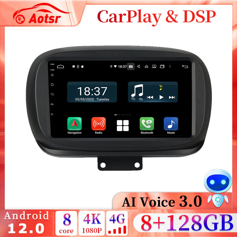 2 din 8+128GB Android 11.0 Car Auto Radio CarPlay GPS For Fiat 500X 2014 2015 - 2020 Multimedia Player DSP Navigation Head Unit
2 din 8+128GB Android 11.0 Car Auto Radio CarPlay GPS For Fiat 500X 2014 2015 - 2020 Multimedia Player DSP Navigation Head Unit