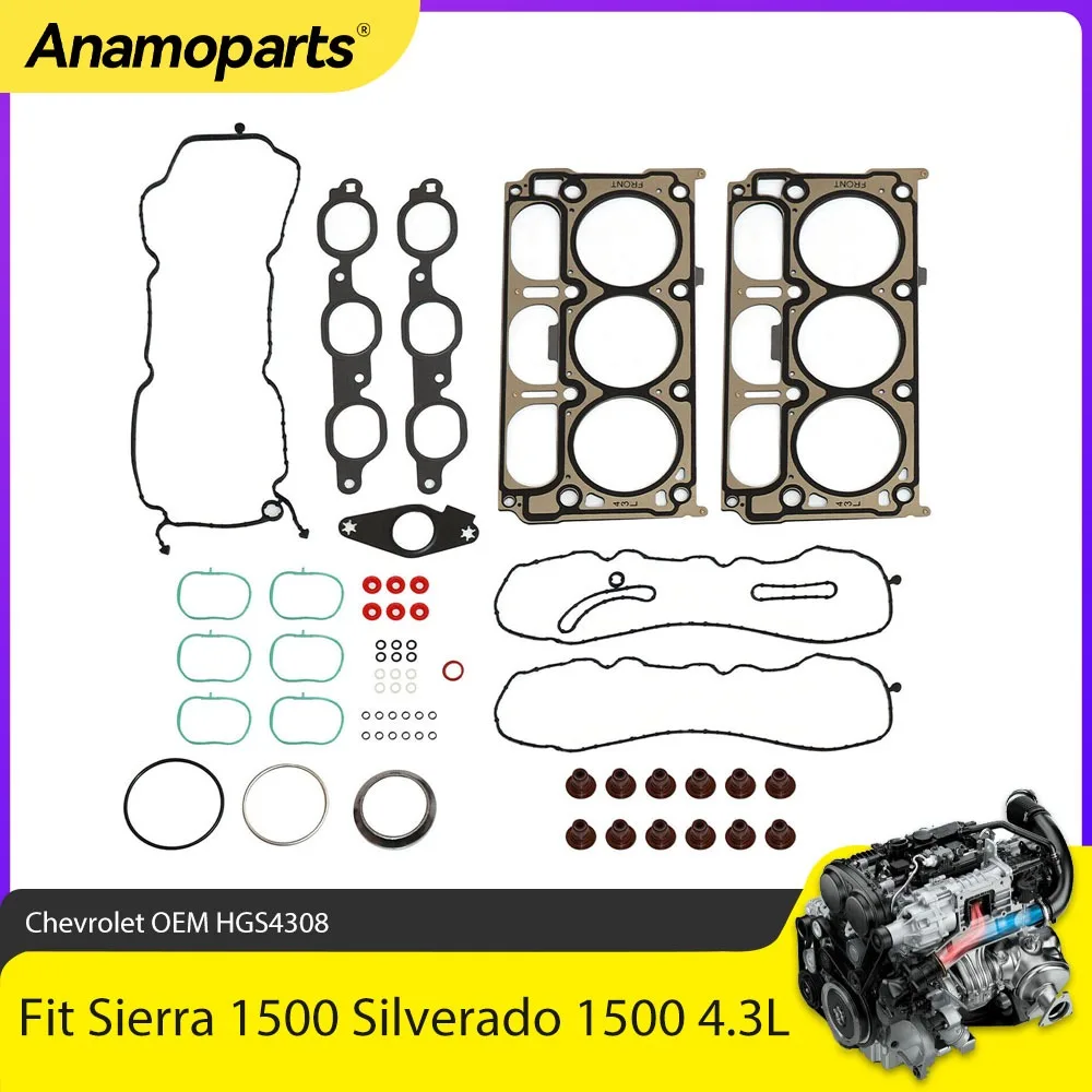 Engine Cylinde Head Gasket Set For 2014-2017 Chevrolet GMC Sierra 1500 Silverado 1500 4.3L
Engine Cylinde Head Gasket Set For 2014-2017 Chevrolet GMC Sierra 1500 Silverado 1500 4.3L