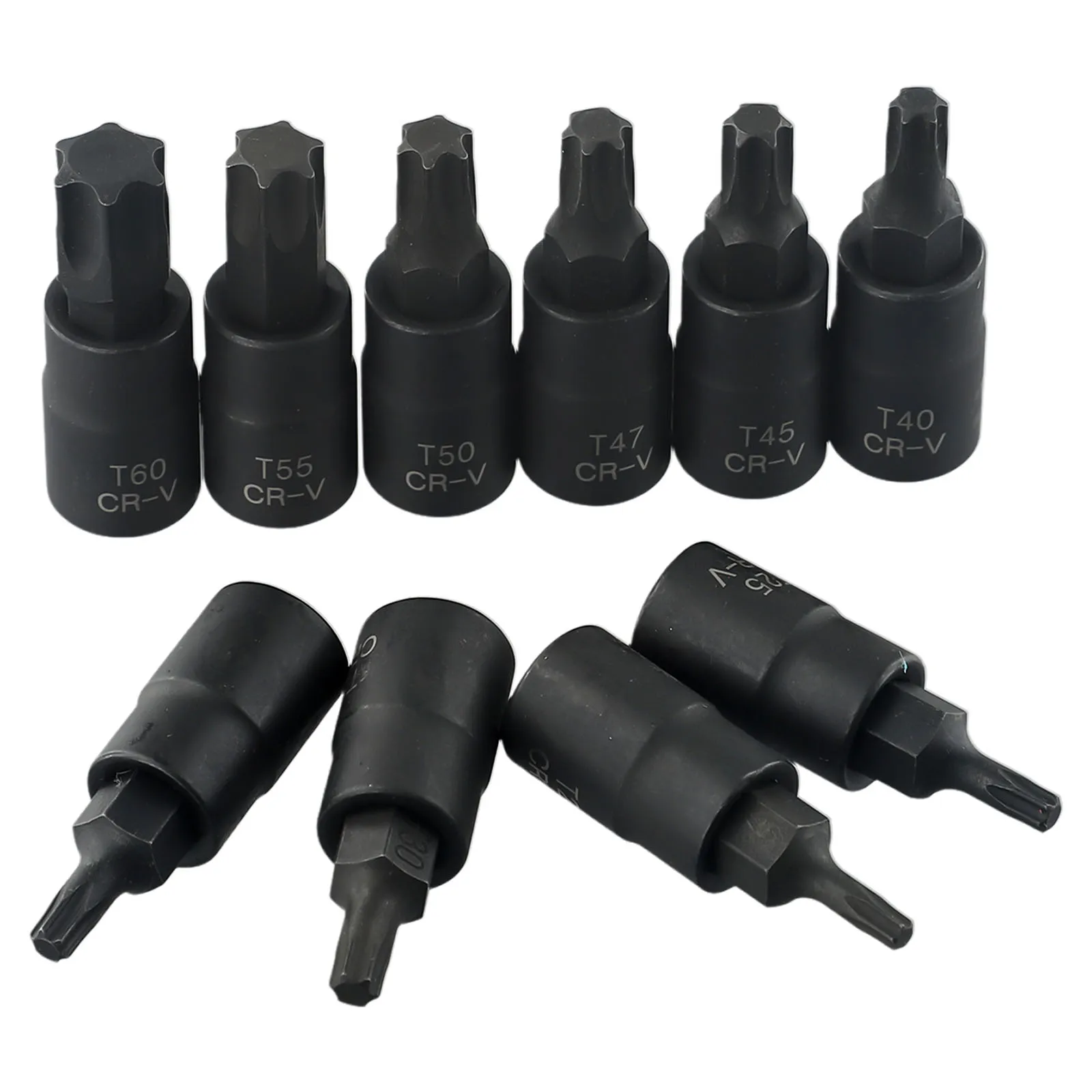 Набор торцевых гаечных ключей из хром-ванадиевого сплава, 10 шт. 
Набор торцевых гаечных ключей из хром-ванадиевого сплава, 10 шт.