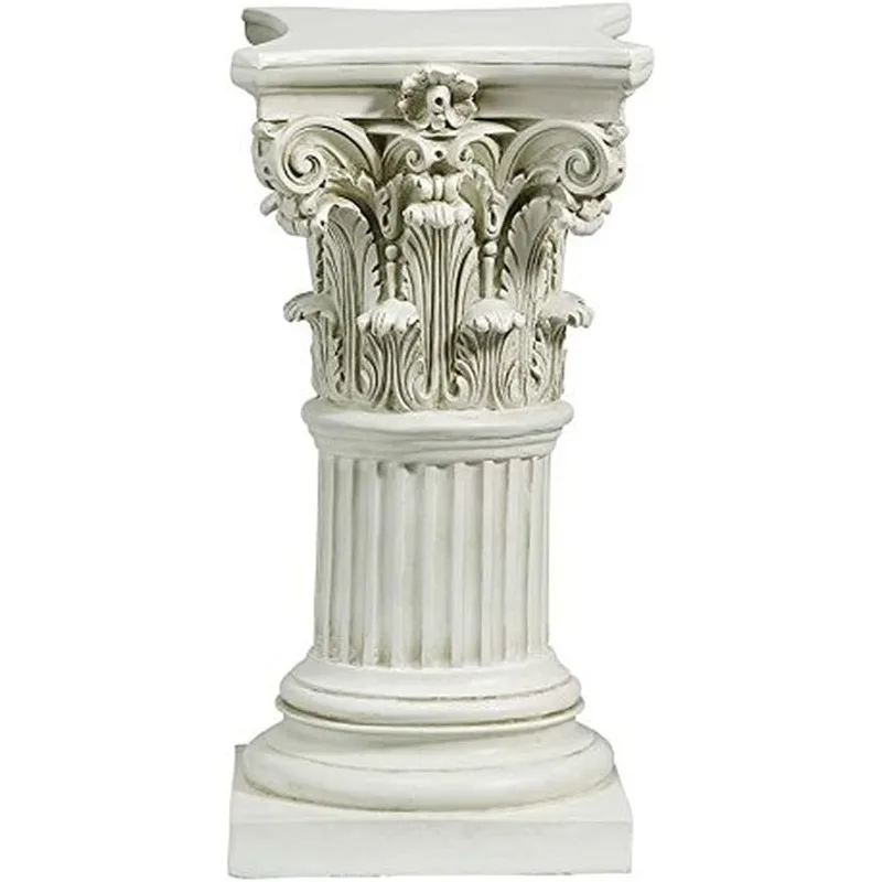 

Design Toscano JQ7664 Corinthian Pedestal Column Plant Stand, 29 Inches High, Handcast Polyresin, Antique Stone Finish