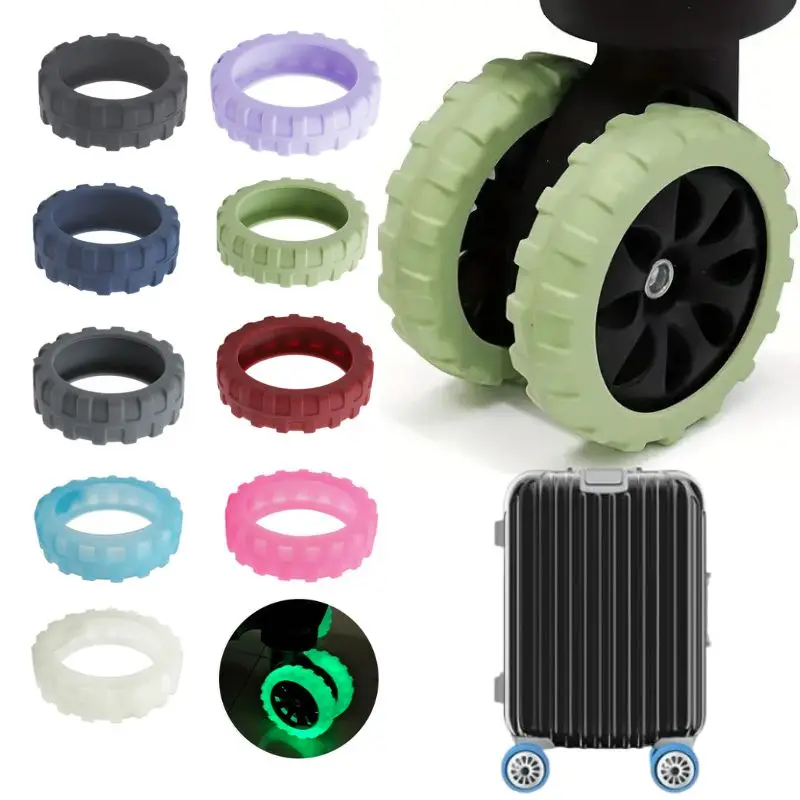 8PCS Colorful Luggage Caster Shoes Silicone Suitcase Wheels Protection With Silent Sound Reduce Noise Trolley Box Casters Cover
8PCS Colorful Luggage Caster Shoes Silicone Suitcase Wheels Protection With Silent Sound Reduce Noise Trolley Box Casters Cover