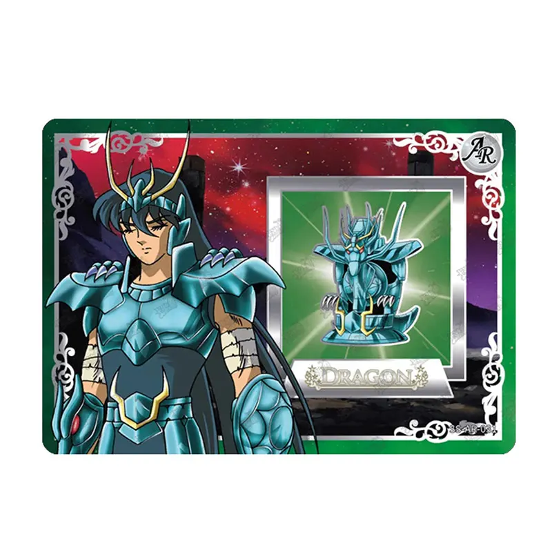 

Оригинальная Золотая открытка KAYOU Saint Seiya Phoenix Ikki Shiryu Hyoga AR(018-034) Серия 2 Пробуждение Святой одежды Редкая коллекционная открытка