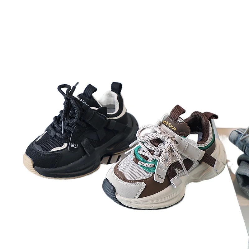 Campus Children's Breathable Running Shoes Boys Girls Black Khaki Mesh Breathable Wide Sole Comfortable Chunky Sneakers
Campus Children's Breathable Running Shoes Boys Girls Black Khaki Mesh Breathable Wide Sole Comfortable Chunky Sneakers