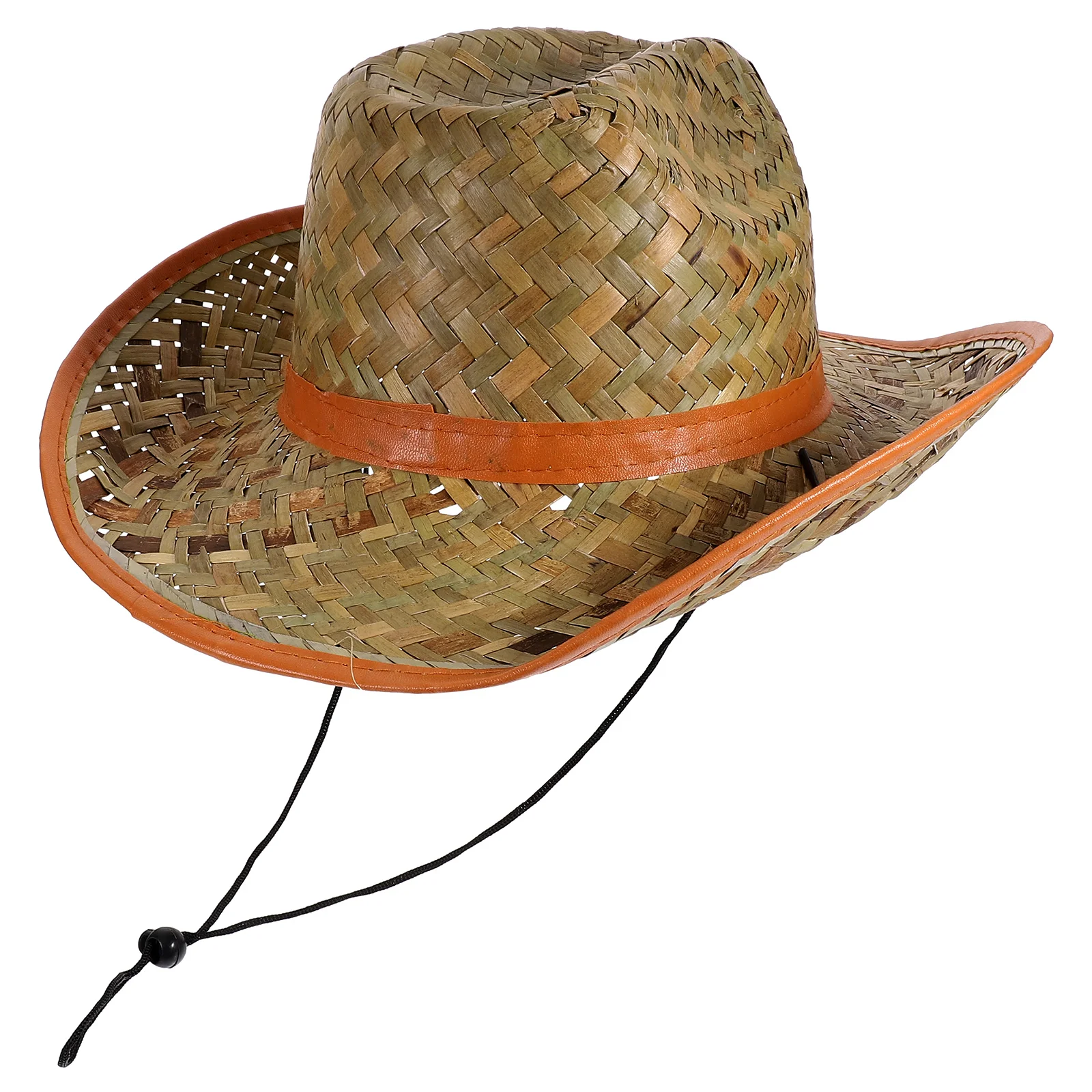 

Соломенная шляпа мужская солнцезащитная, Пляжная Панама от солнца, ковбойская маленькая, с широкими полями, для отдыха на открытом воздухе, летняя