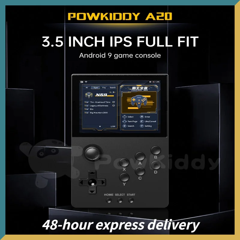 Оригинальная портативная игровая консоль POWKIDDY A20 в стиле ретро, 2022 дюйма, IPS HD, видео, портативные классические Карманные игровые плееры, Android 9, новинка 3,5
Оригинальная портативная игровая консоль POWKIDDY A20 в стиле ретро, 2022 дюйма, IPS HD, видео, портативные классические Карманные игровые плееры, Android 9, новинка 3,5