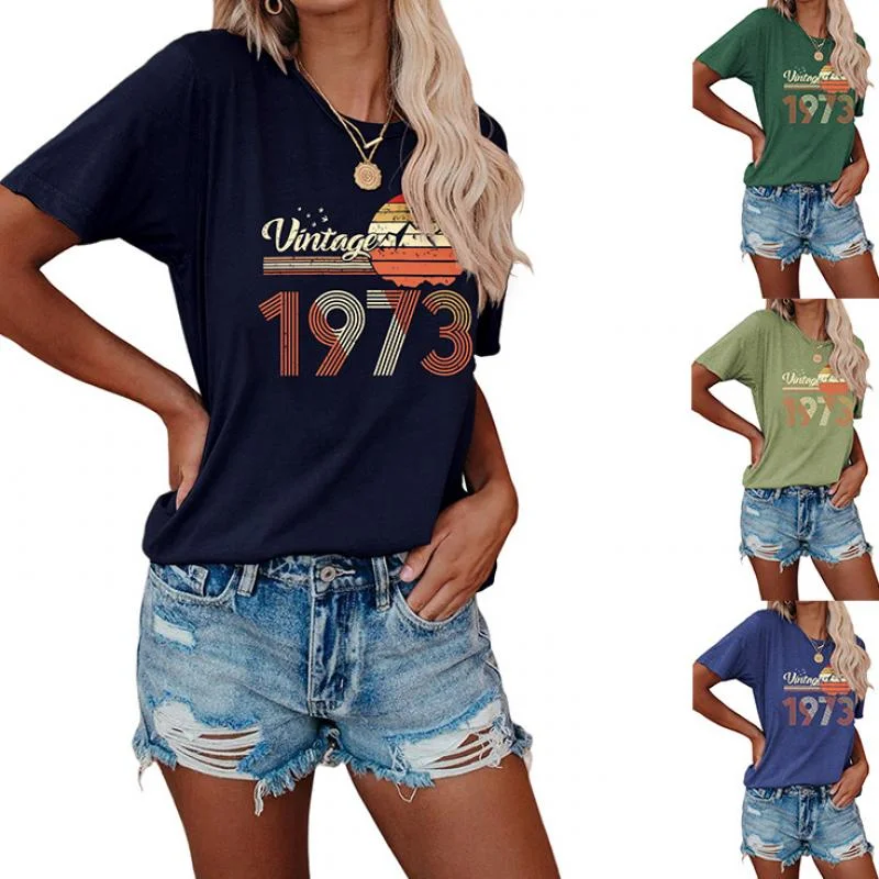 

Y2K Tops Modal Women's Short Sleeve T-Shirt Cotton Loose Straight Pullover Crew Neck Printed Tees Oversized Female Clothing 2024