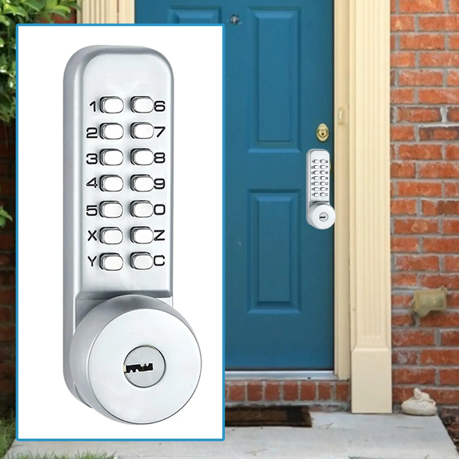 Mechanical Door Lock Sliding Door Lock Mechanical Latch Door Lock Digital Door Lock for Apartment Outdoor Hotel Bedroom Studio
Mechanical Door Lock Sliding Door Lock Mechanical Latch Door Lock Digital Door Lock for Apartment Outdoor Hotel Bedroom Studio
