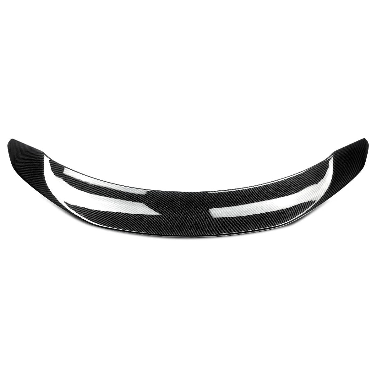 Rear Lip Spoiler For 2017-2022 Tesla Model 3 V Style Ducktail Spoiler Rear Trunk Spoiler Wings Golss Black & Carbon Fiber Look Rear Lip Spoiler For 2017-2022 Tesla Model 3 V Style Ducktail Spoiler Rear Trunk Spoiler Wings Golss Black & Carbon Fiber Look