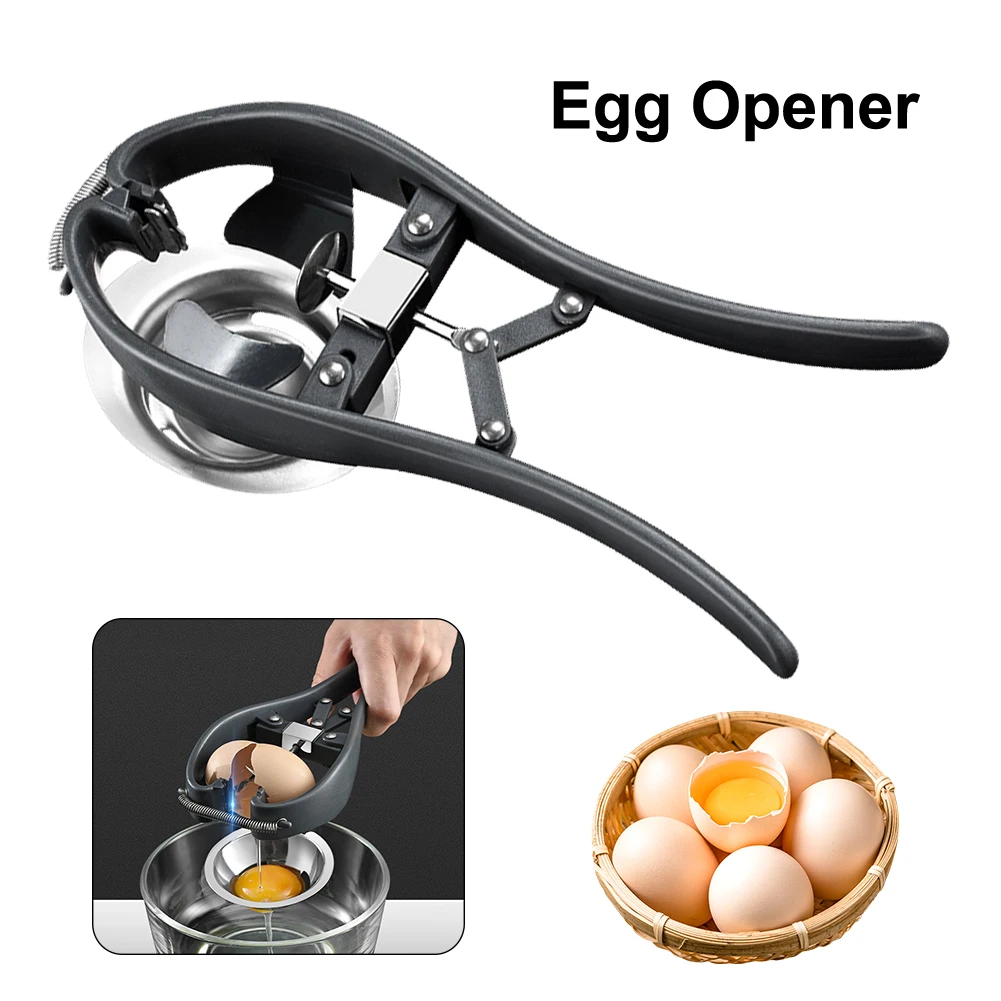 Egg Opener 2 In 1 Yolk Separator 304 Stainless Steel Egg Cracker Detachable Yolk Egg White Separator Home Kitchen Accessories
Egg Opener 2 In 1 Yolk Separator 304 Stainless Steel Egg Cracker Detachable Yolk Egg White Separator Home Kitchen Accessories