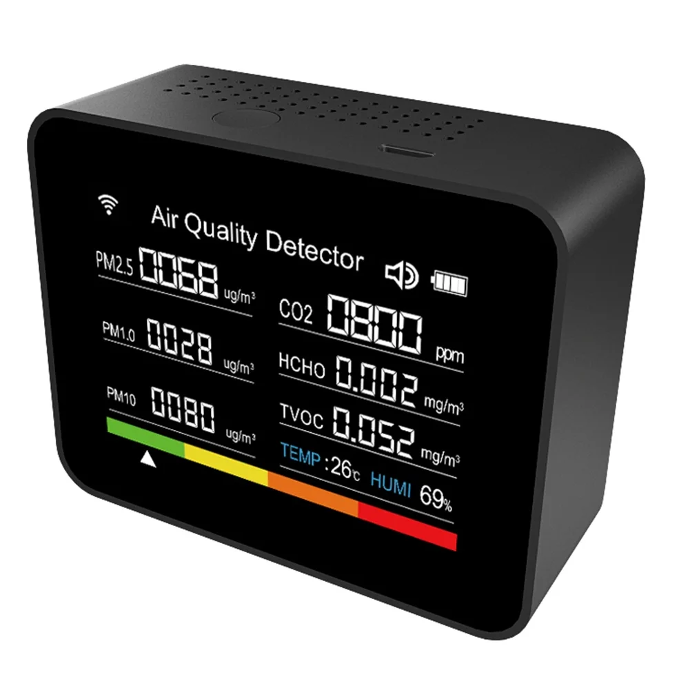 CO2 Meter Air Inspection Air Monitor 260mA Detection Harmful Gas For Tuya App House Equipment Industrial Screen Display 1pc
CO2 Meter Air Inspection Air Monitor 260mA Detection Harmful Gas For Tuya App House Equipment Industrial Screen Display 1pc