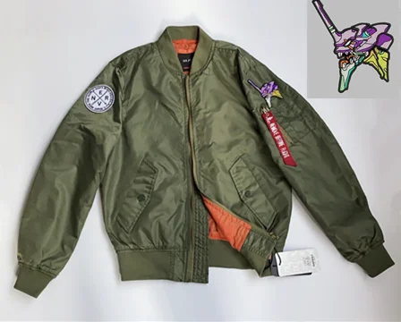 Anime EVA Shogoki 01 02 Original Cos Flight Jacket MA1 Tool Coat Zipper Casual Embroidery Cotton Coat Hot Sale Baseball Jacket
Anime EVA Shogoki 01 02 Original Cos Flight Jacket MA1 Tool Coat Zipper Casual Embroidery Cotton Coat Hot Sale Baseball Jacket
