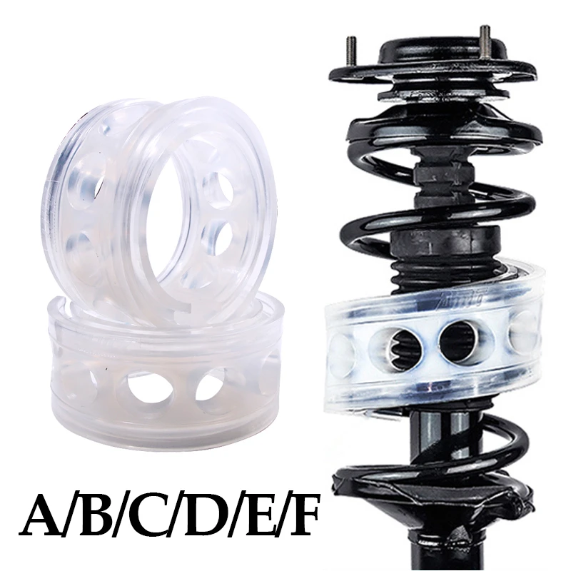 

2Pcs Car Shock Absorber Spring Bumper Power Auto-buffers A/B/C/D/E/F Type Springs Bumpers Cushion Urethane For Cars goods Buffer