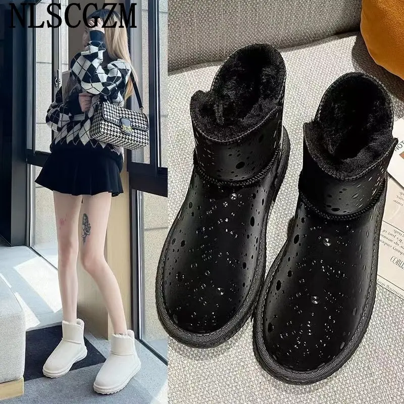 Ботинки женские зимние без шнуровки, лоферы, обувь для снега Stivali, 2024 
Ботинки женские зимние без шнуровки, лоферы, обувь для снега Stivali, 2024