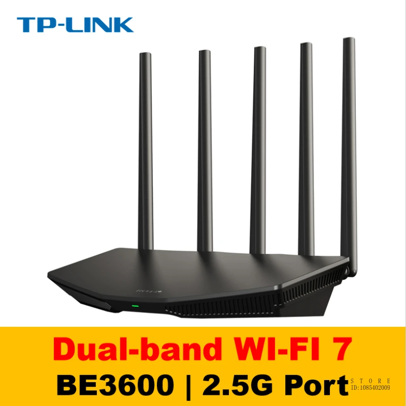 TP-LINK BE3600 Dual-band Wi-Fi 7 Wireless Router, 2.5G Port and 3 Gigabit WAN/LAN Ports, Tp Link Router,TL-7DR3630 Mesh Version
TP-LINK BE3600 Dual-band Wi-Fi 7 Wireless Router, 2.5G Port and 3 Gigabit WAN/LAN Ports, Tp Link Router,TL-7DR3630 Mesh Version