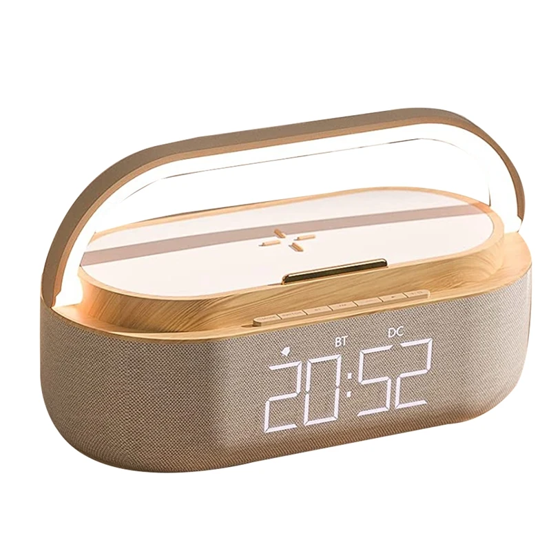 Digital Alarm Clock Radio With Bluetooth Speaker,15W Wireless Charger, Dual Wireless Speaker,Adjustable Loud Alarm Sound
Digital Alarm Clock Radio With Bluetooth Speaker,15W Wireless Charger, Dual Wireless Speaker,Adjustable Loud Alarm Sound