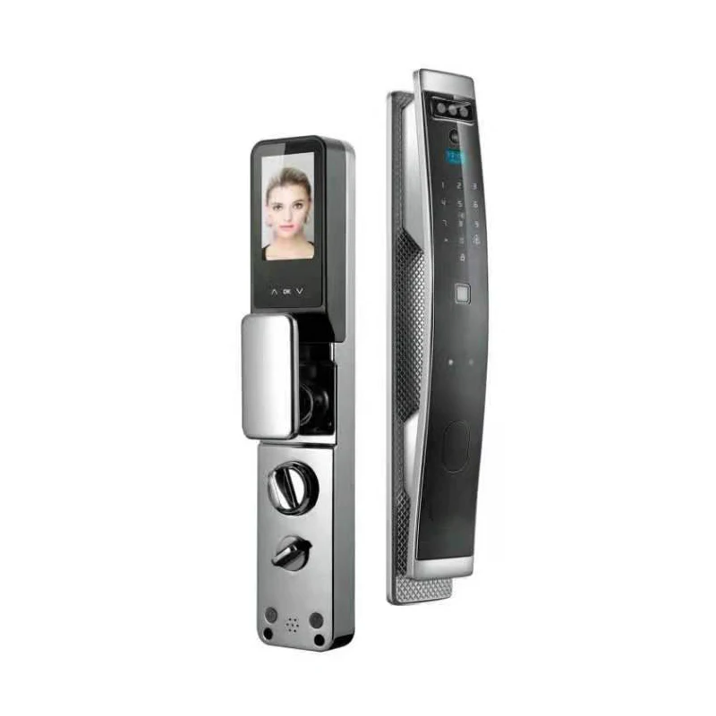 Camera automatic induction Smart Biometric 3D Technology IR Optics Face Recognition Keyless Palm Print Door Lock for Home
Camera automatic induction Smart Biometric 3D Technology IR Optics Face Recognition Keyless Palm Print Door Lock for Home