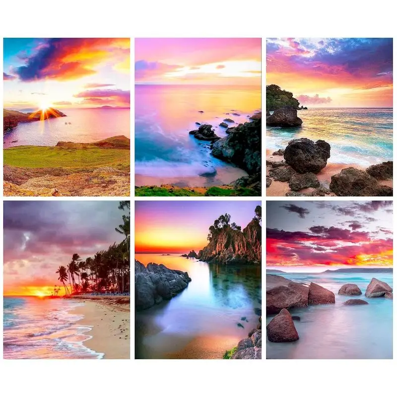 CHENISTORY Modern Painting By Numbers Seaside Scenery Handpainted Decorative Paintings Seascape Painting Numbers Home Decor
CHENISTORY Modern Painting By Numbers Seaside Scenery Handpainted Decorative Paintings Seascape Painting Numbers Home Decor