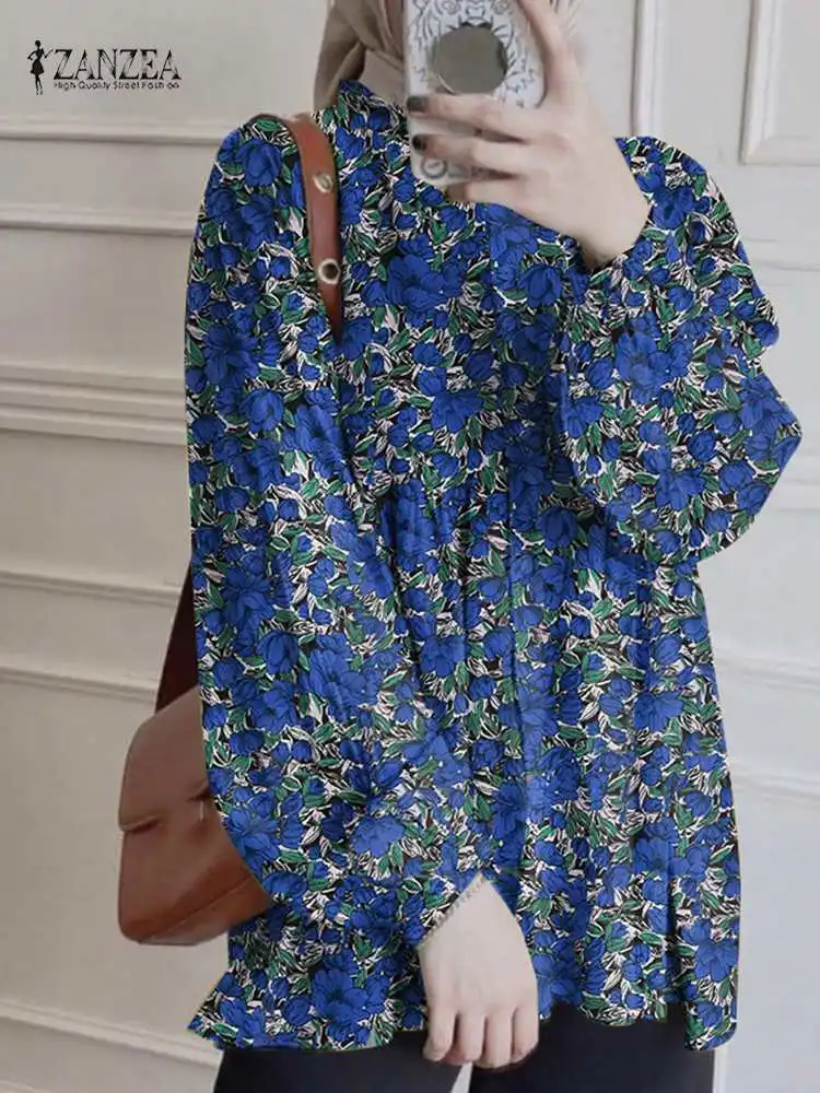 Богемная винтажная мусульманская блузка ZANZEA, осенняя рубашка с длинным рукавом и круглым вырезом, ИД Мубарек, хиджаб, топы, абайя, праздничные Блузы с цветочным принтом
Богемная винтажная мусульманская блузка ZANZEA, осенняя рубашка с длинным рукавом и круглым вырезом, ИД Мубарек, хиджаб, топы, абайя, праздничные Блузы с цветочным принтом