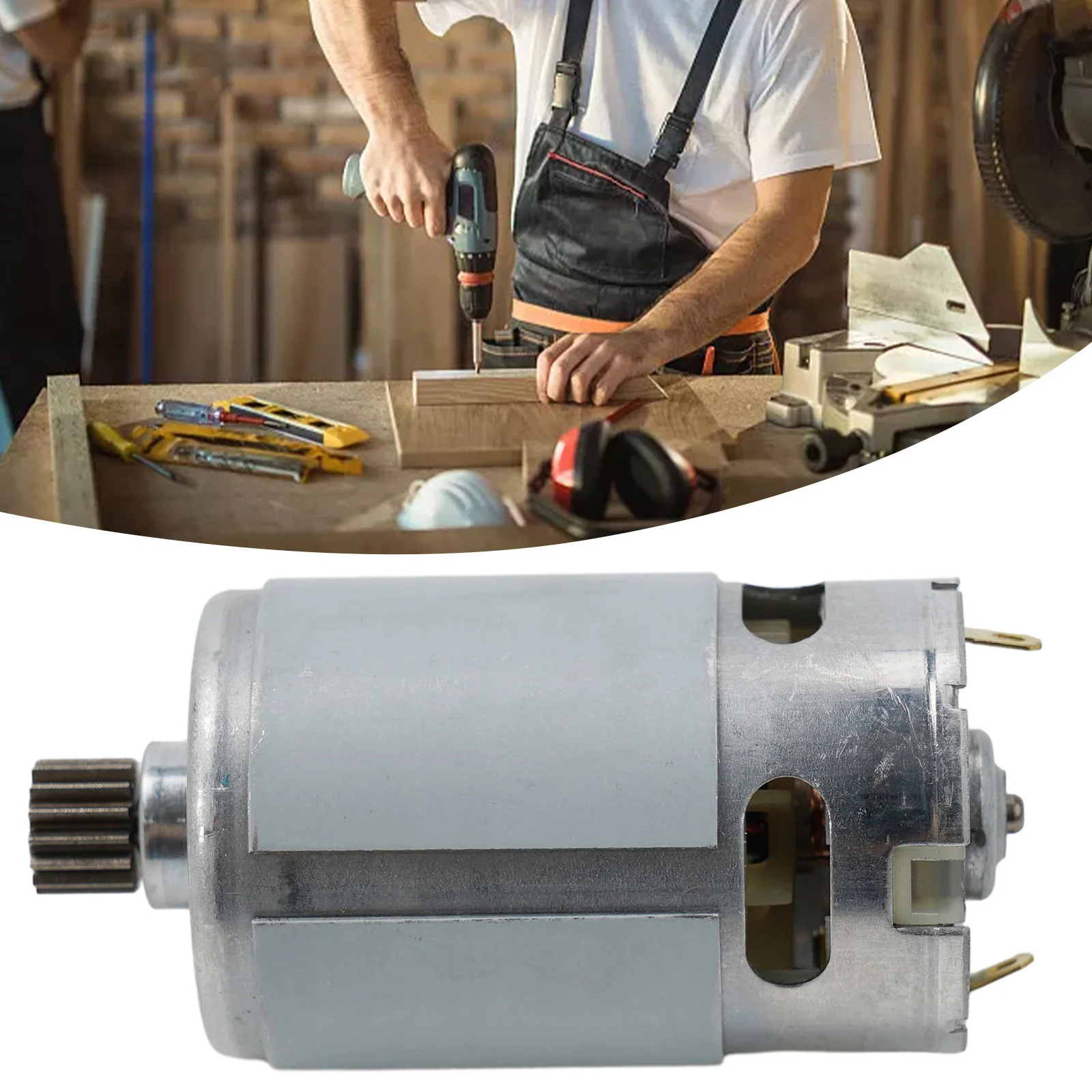 15 Teeth DC Motor 10.8V 12V 10mm For GSR1080-2-Li GSR1200-2-LI Cordless Drill Driver Replacement Parts Power Tools Accessories
15 Teeth DC Motor 10.8V 12V 10mm For GSR1080-2-Li GSR1200-2-LI Cordless Drill Driver Replacement Parts Power Tools Accessories