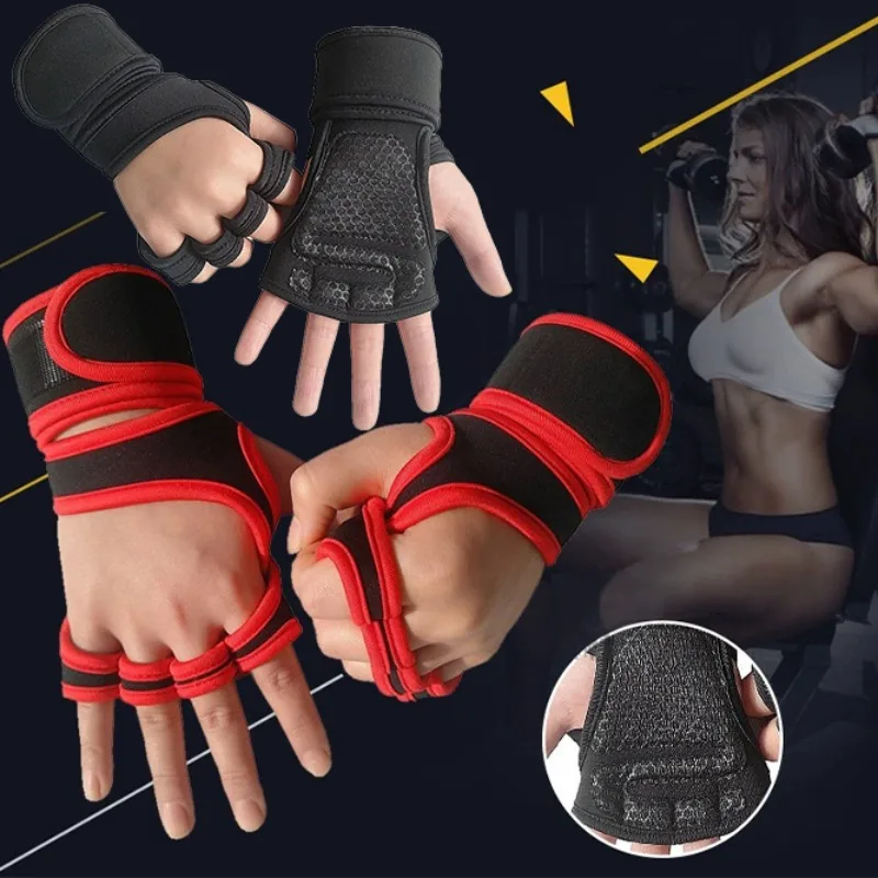Weight Lifting Training Body Building Gloves Women Men Black Gym Hand Palm Wrist Protector Gloves Outdoor Sports Cycling Gloves
Weight Lifting Training Body Building Gloves Women Men Black Gym Hand Palm Wrist Protector Gloves Outdoor Sports Cycling Gloves
