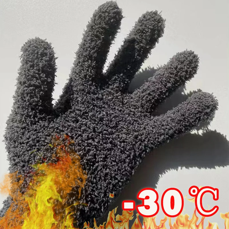 1Pair Plush Gloves Women's Winter Warm Full Finger Mittens Men Soft Elastic Casual Fluffy Riding Cycling Gloves Women Mittens
1Pair Plush Gloves Women's Winter Warm Full Finger Mittens Men Soft Elastic Casual Fluffy Riding Cycling Gloves Women Mittens