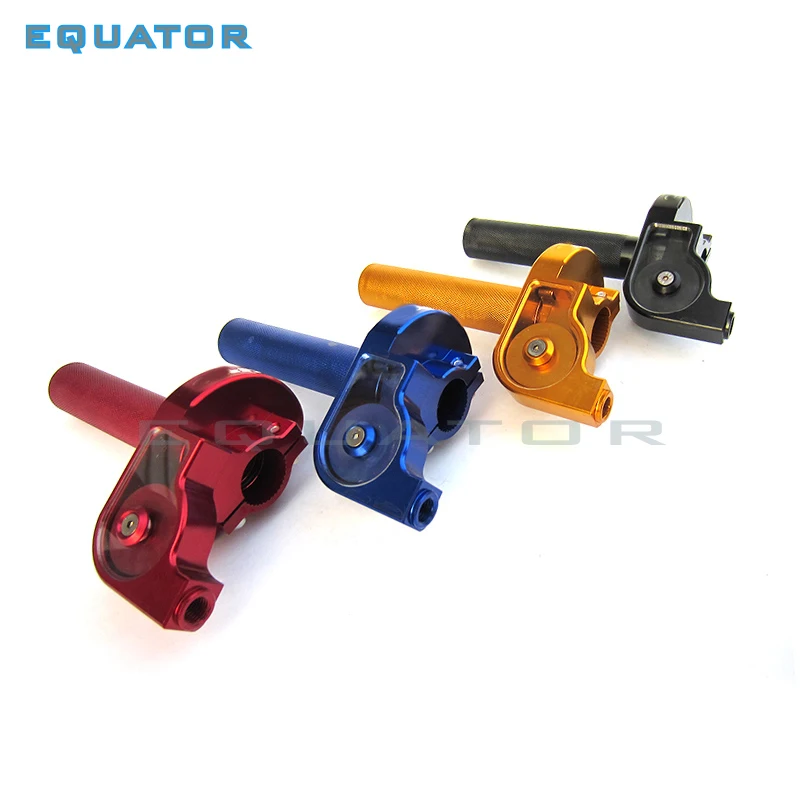 

22mm Handlebar CNC Aluminum Throttle Grip Quick Twister Settle For CRF50 70 110 IRBIS 125 250 Dirt Pit Bike Motorcycle