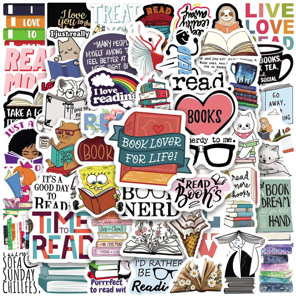 10/30/50 шт., наклейки на стену для чтения 
10/30/50 шт., наклейки на стену для чтения