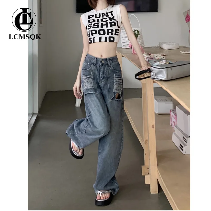 Vintage Jeans Woman High Waist Y2k Straight Leg Jeans Female Clothing Korean Fashion Streetwear Denim Women's Pants Clothes
Vintage Jeans Woman High Waist Y2k Straight Leg Jeans Female Clothing Korean Fashion Streetwear Denim Women's Pants Clothes