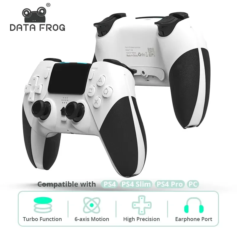DATA FROG Bluetooth Wireless Controller For PS4 Controller Gamepad For PC Joystick For PS4/PS4 Pro/PS4 Slim Game Console
DATA FROG Bluetooth Wireless Controller For PS4 Controller Gamepad For PC Joystick For PS4/PS4 Pro/PS4 Slim Game Console