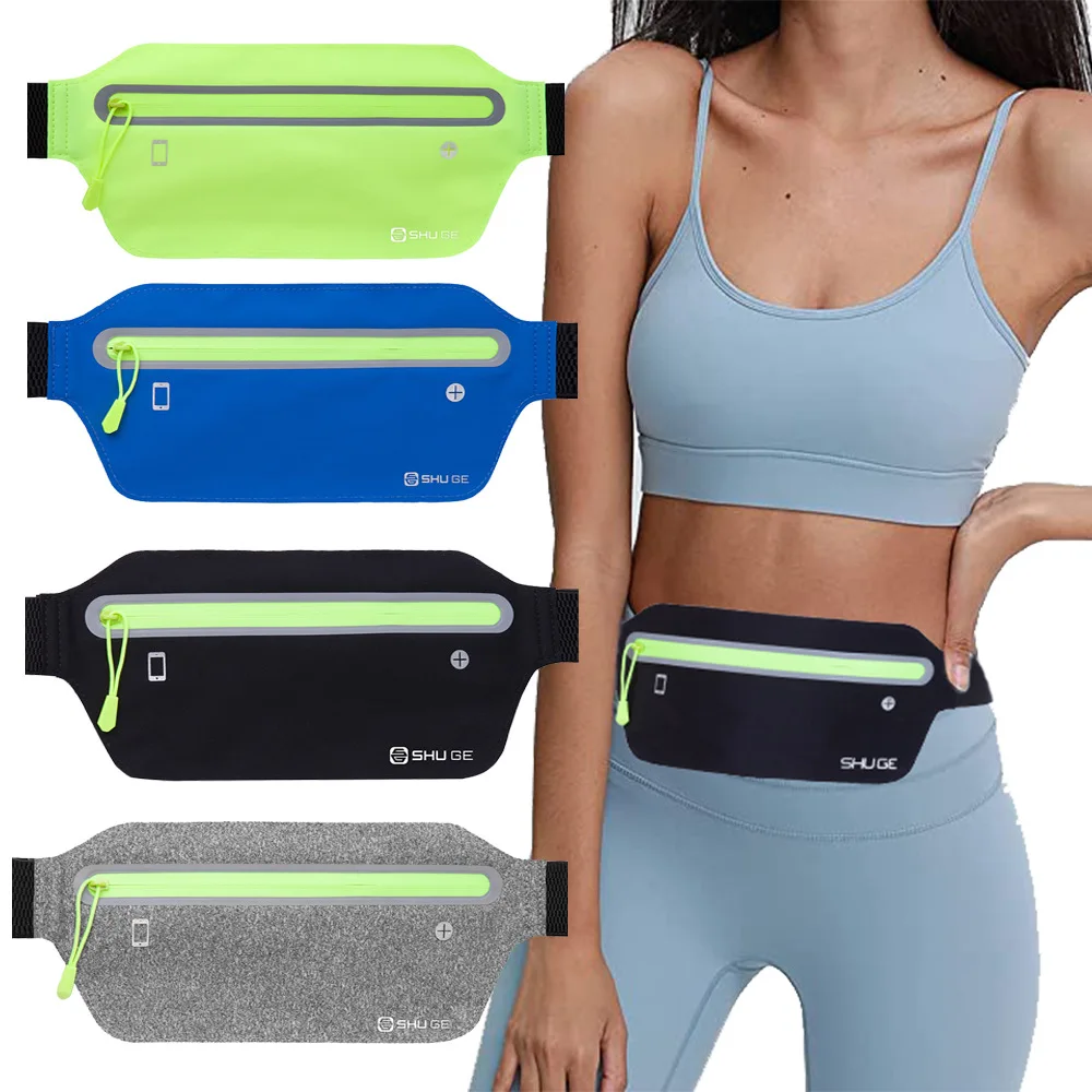 

Running sports thin section waist pack mobile phone anti-theft fit travel outdoor invisible elastic waist belt