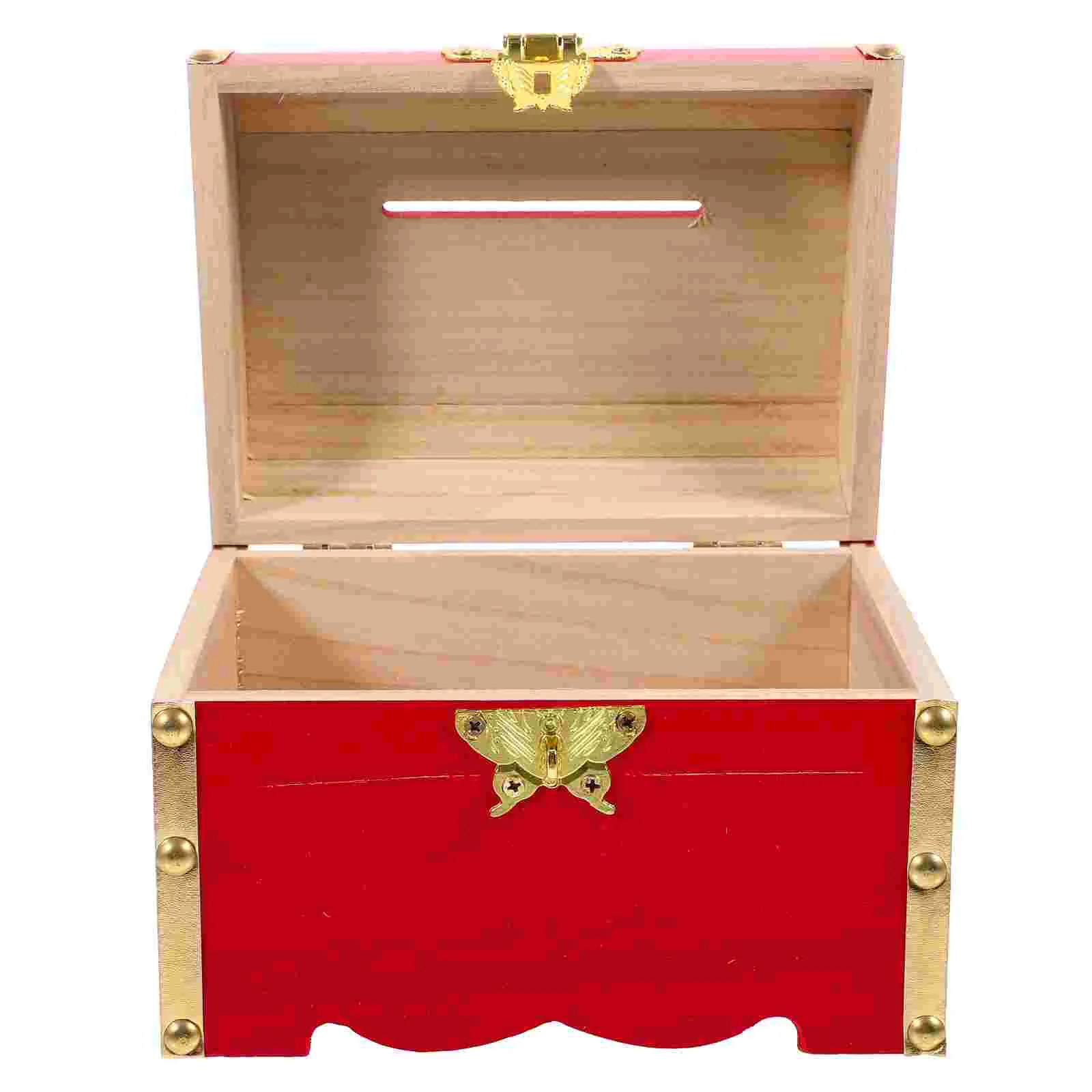 Wood Money Box Locked Piggy Bank Money Case Saving Pot Vintage Style Storage Case
Wood Money Box Locked Piggy Bank Money Case Saving Pot Vintage Style Storage Case
