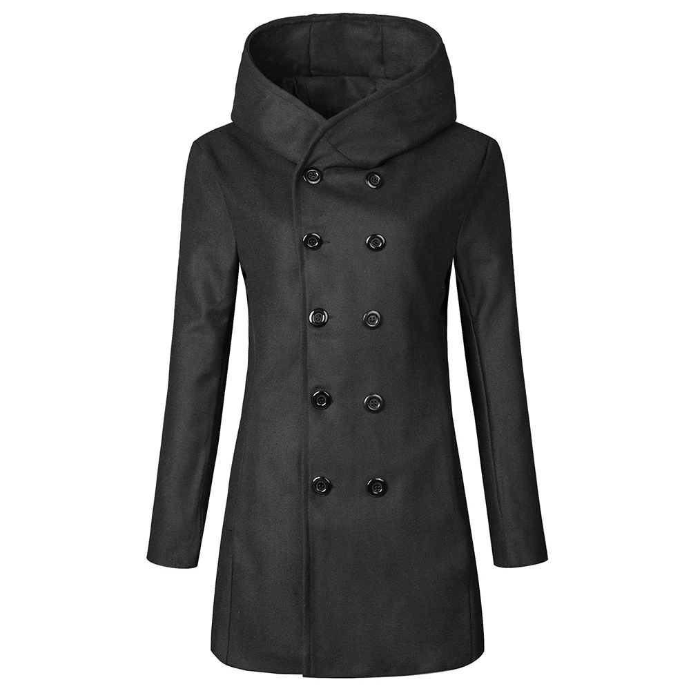 Warm Winter Coat for Men Hooded Trench Double Breasted Jacket Casual Overcoat Outwear M 3XL Black Navy Blue
Warm Winter Coat for Men Hooded Trench Double Breasted Jacket Casual Overcoat Outwear M 3XL Black Navy Blue