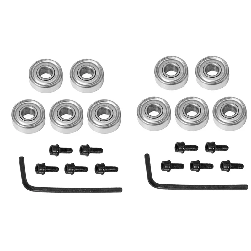 2X Top Bearing Router Bit Cutter Head Bearing Set Ball Bearing Accessories Kit Inner 4.76Mm Outer 12.7Mm
2X Top Bearing Router Bit Cutter Head Bearing Set Ball Bearing Accessories Kit Inner 4.76Mm Outer 12.7Mm