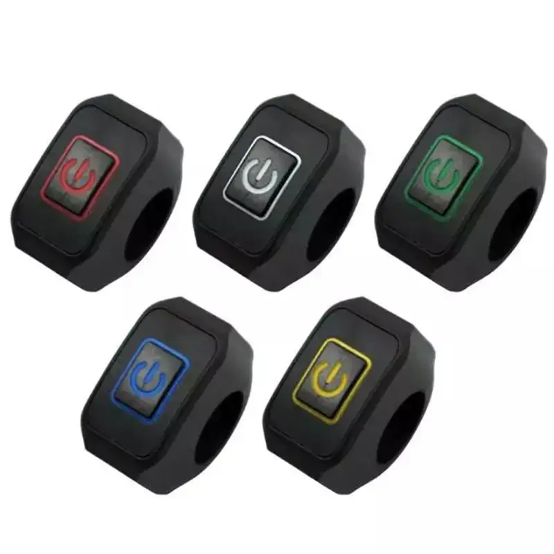 Motorcycle Switch Headlight Horn Modified Control Switch Handlebar Mount Red Blue White Yellow Green Button with LED Light
Motorcycle Switch Headlight Horn Modified Control Switch Handlebar Mount Red Blue White Yellow Green Button with LED Light