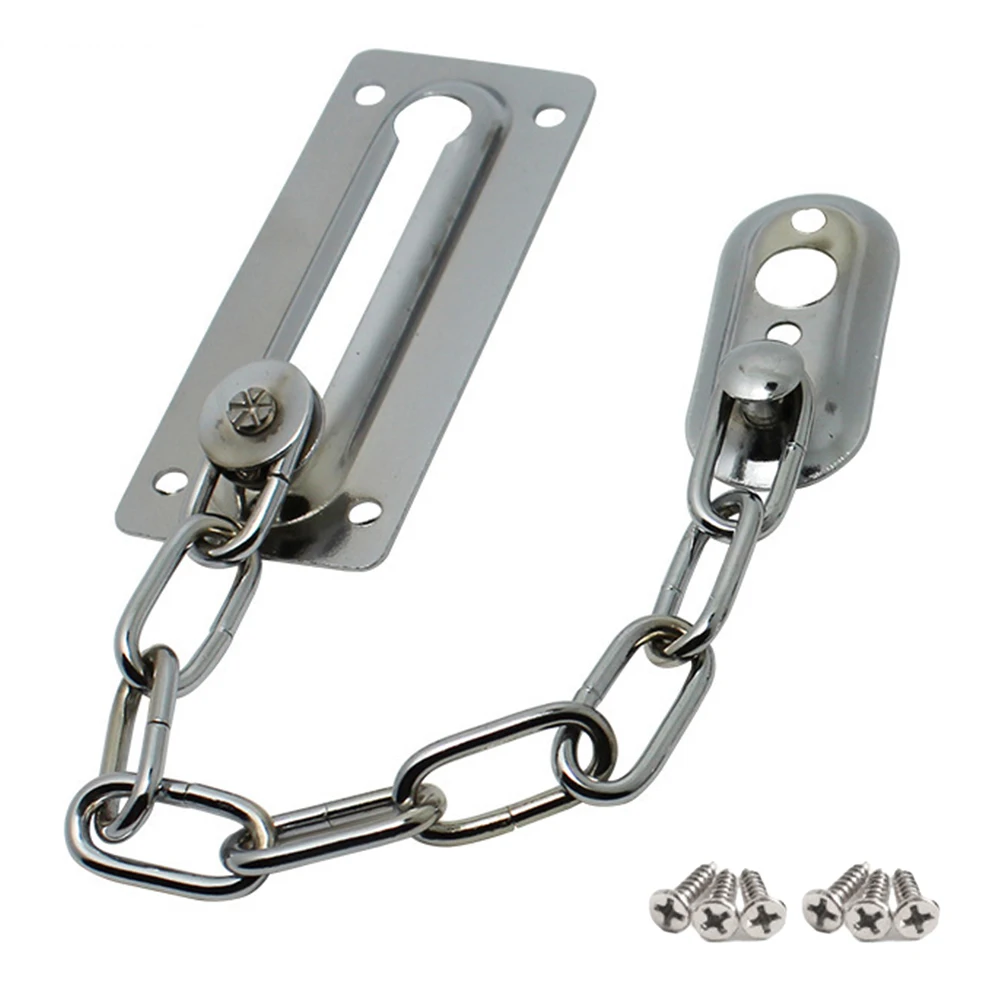 Door Chain Stainless Steel Security Chain Door Lock Chain Home Office Lock Guard Locks Anti-hotlinking Hardware Home Improvement
Door Chain Stainless Steel Security Chain Door Lock Chain Home Office Lock Guard Locks Anti-hotlinking Hardware Home Improvement