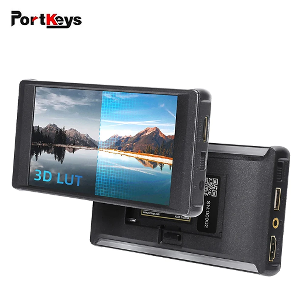 

Portkeys PT6 5.2inch 3D LUT Live Streaming Monitor Touch Screen 600nit 1080P 4K-HDMI Display Field Mointor Waveform