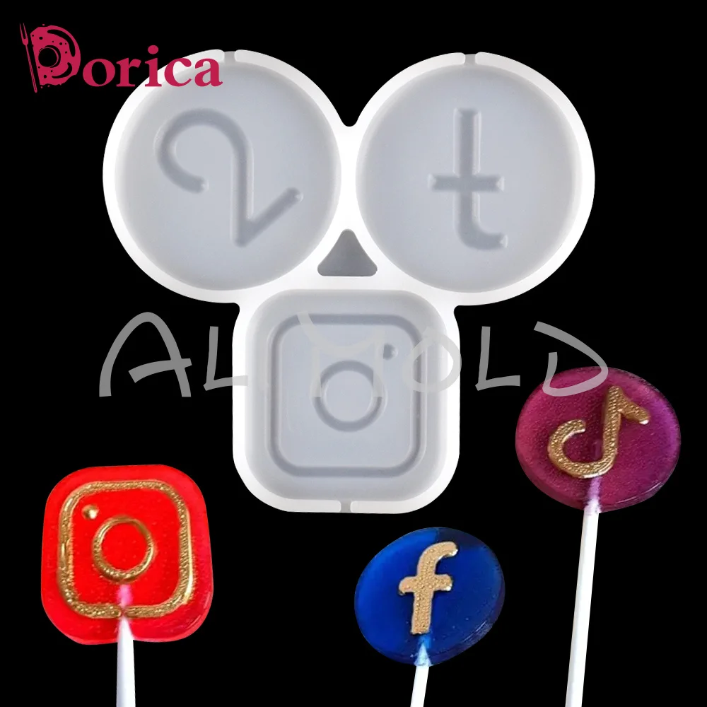 Logo Design Epoxy Mold Diy Handmade Chocolate Lollipop Silicone Mould Fondant Cake Decorating Tools Kitchen Supplies Bakeware
Logo Design Epoxy Mold Diy Handmade Chocolate Lollipop Silicone Mould Fondant Cake Decorating Tools Kitchen Supplies Bakeware