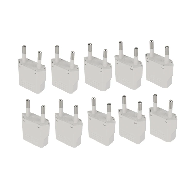 1-100pcs 4.0/4.8mm EU Plug Adapter EU US Israel To Euro KR BR Brazil Plug Converter American Travel Power Adapter Plug Socket
1-100pcs 4.0/4.8mm EU Plug Adapter EU US Israel To Euro KR BR Brazil Plug Converter American Travel Power Adapter Plug Socket