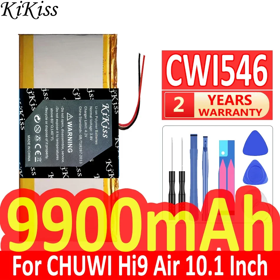 9900mAh KiKiss Powerful Battery CWI546 (Hi9 Air) For CHUWI Hi9 Air 10.1 inch Laptop Batteries
9900mAh KiKiss Powerful Battery CWI546 (Hi9 Air) For CHUWI Hi9 Air 10.1 inch Laptop Batteries