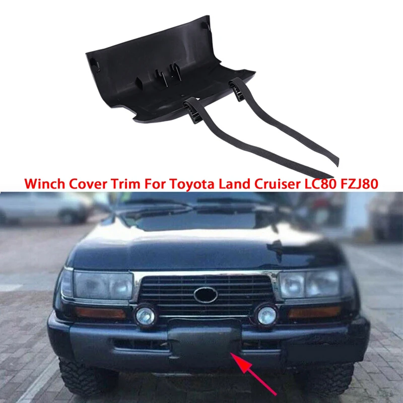 1 шт. крышка лебедки переднего бампера автомобиля, подходит для Toyota Land Cruiser LC80 4500 FZJ80 1992-1998, аксессуары, детали
1 шт. крышка лебедки переднего бампера автомобиля, подходит для Toyota Land Cruiser LC80 4500 FZJ80 1992-1998, аксессуары, детали