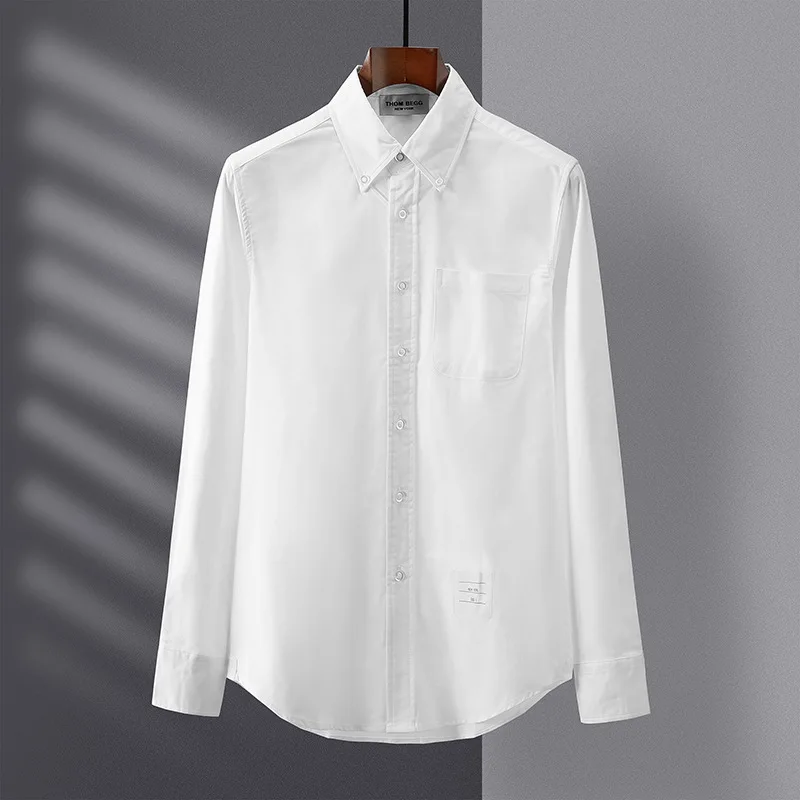 2024 New TB Shirt Men's Fashion Summer Couple White Shirt Korean Oxford Cloth Long Sleeve Slim Fashion Colorful Striped Shirt
2024 New TB Shirt Men's Fashion Summer Couple White Shirt Korean Oxford Cloth Long Sleeve Slim Fashion Colorful Striped Shirt