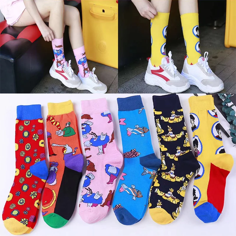 European and American street tide socks men and women couples in the tube sports socks
European and American street tide socks men and women couples in the tube sports socks