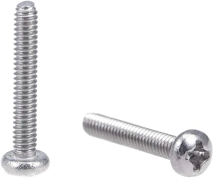 

Keszoox M2x14mm Machine Screws Pan Phillips Cross Head Screw 304 Stainless Steel Fasteners Bolts 30Pcs