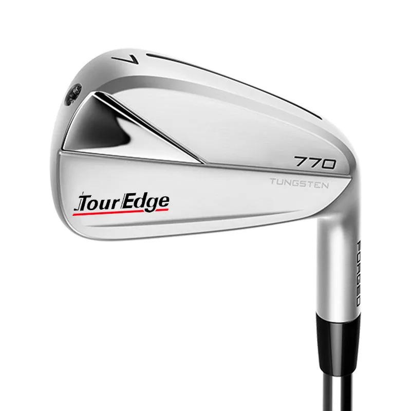

TOUR EDGE new P770 iron set with higher tolerance for errors, forged half blade back men's golf club complete set of iron bars