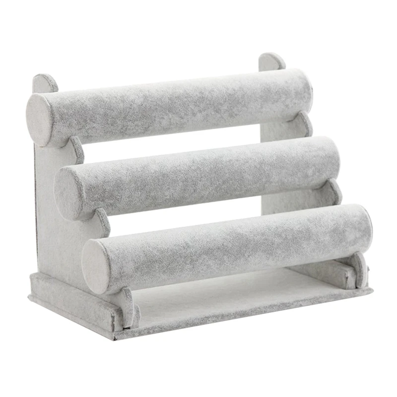 1 Piece Emeral Bracelet Watch Organizer Organizer Jewelry Holder Ice Gray Velvet 3 Tier
1 Piece Emeral Bracelet Watch Organizer Organizer Jewelry Holder Ice Gray Velvet 3 Tier